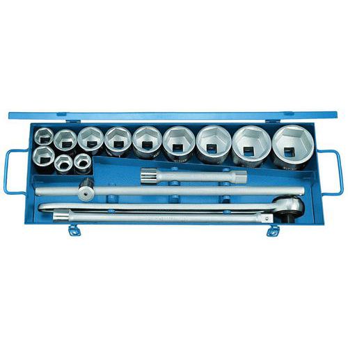 Jeu 16 Douilles 3/4 6 Pans 22-60mm - 32fmz