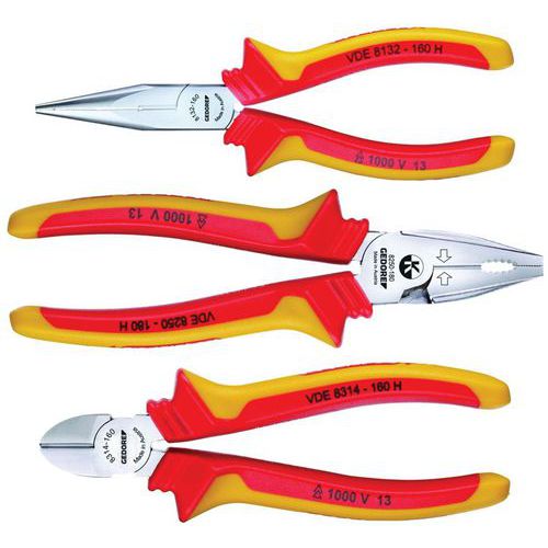 Jeu 3 Pinces Vde En L-boxx Mini 1102-002 Vde