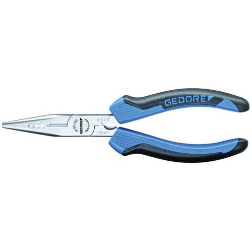 Pince à Bec Plat Demi-rond Sb 8133 - 180mm