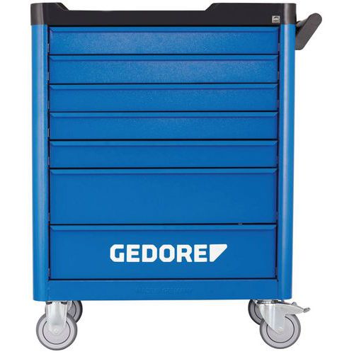 Gedore - Servante d'atelier Workster Smartline WSL-L7 - 7 Tiroirs - Bleu - Rangement d'outils Robuste