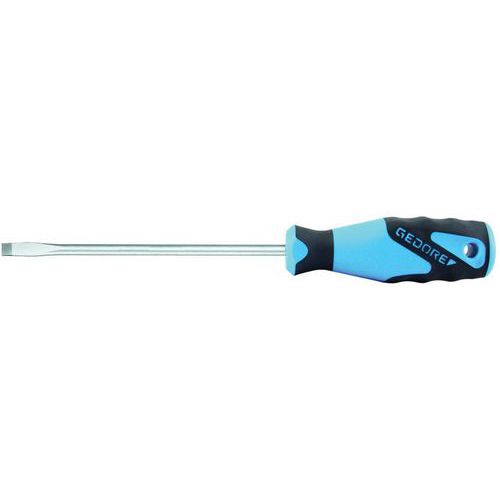 Gedore - Tournevis Fente 8x150mm - Isolation 1000V - Poignée Bimatière - Acier Robuste