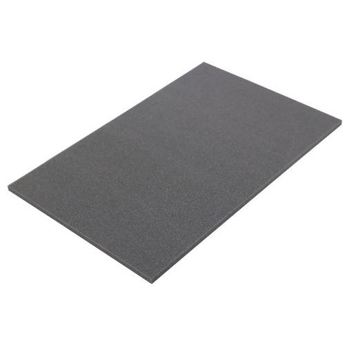 UTZ - Plaque de mousse de protection 560x360x12mm - Polyuréthane Anthracite - Pour bac 600x400mm
