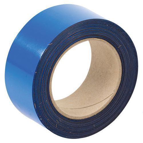 Bande Magnétique Effaçable 50 Mm X 10 M Bleu - Manutan