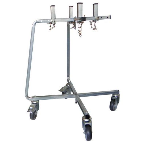 Chariot Porte Seau Pliable Charge Maxi 50 Kg