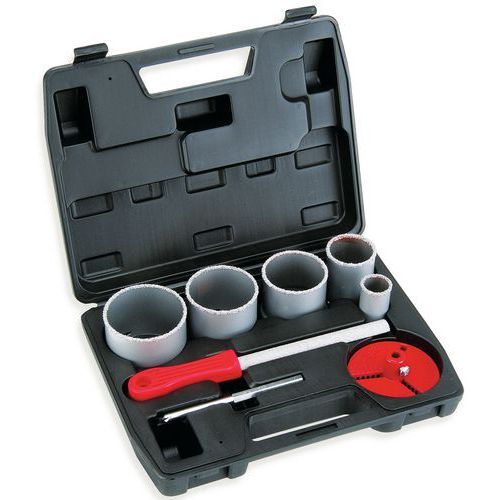Coffret De Scies Trépans Au Carbure De Tungstène