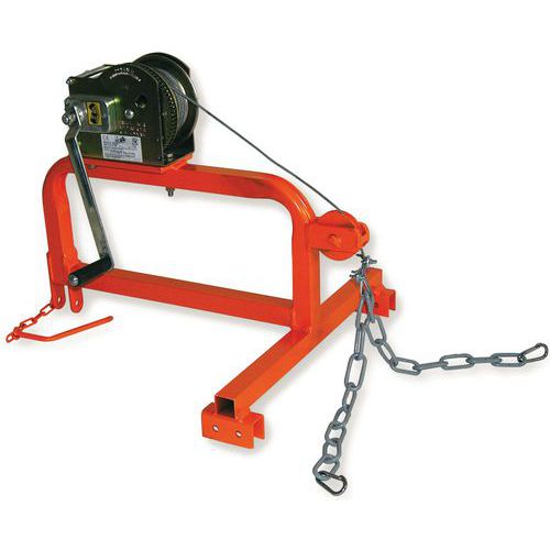 Treuil Manuel Adaptable Sur Support Métallique V.2005