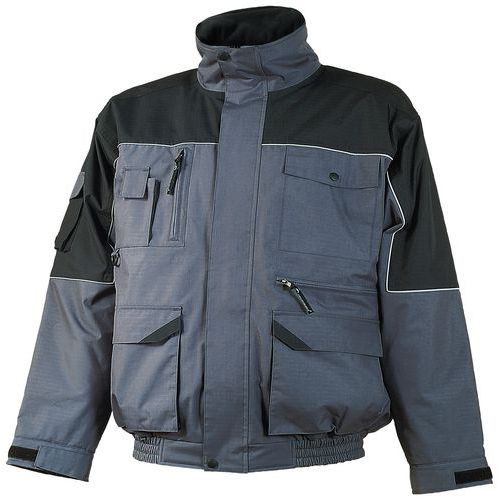 Blouson Ripstop Gris/noir S