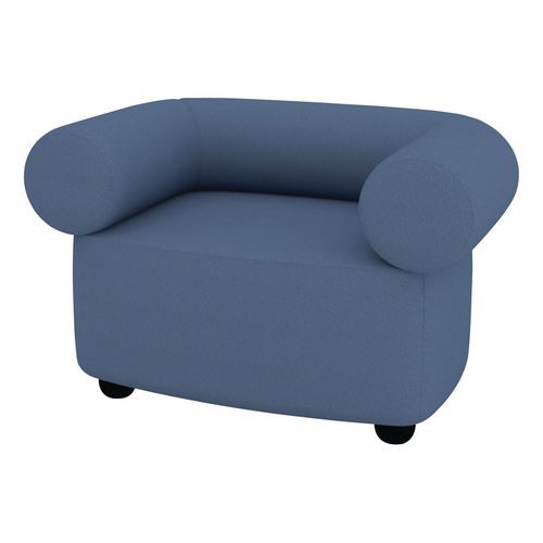 Fauteuil Abyssa Tissu Non Feu M1 Bleu Gris