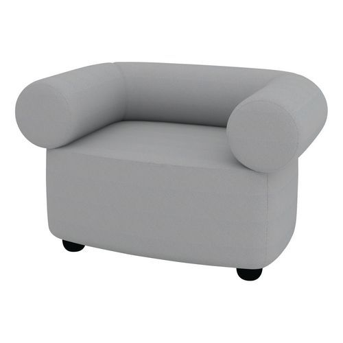 Fauteuil Abyssa Tissu Non Feu M1 Gris Clair