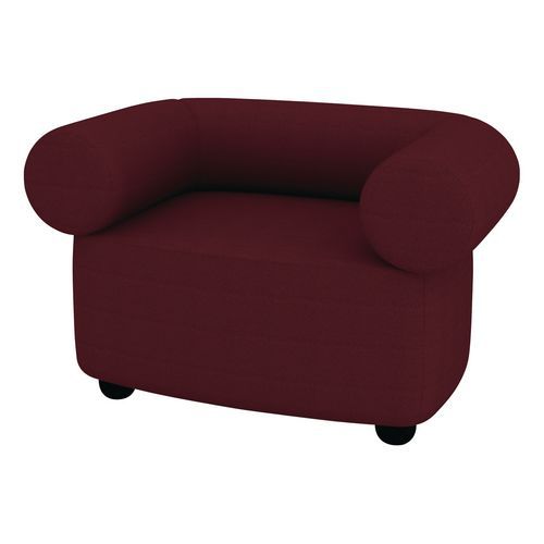 Fauteuil Abyssa Tissu Non Feu M1 Grenat