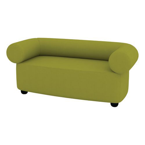 Canapé 2 Places Abyssa Tissu Non Feu M1 Vert