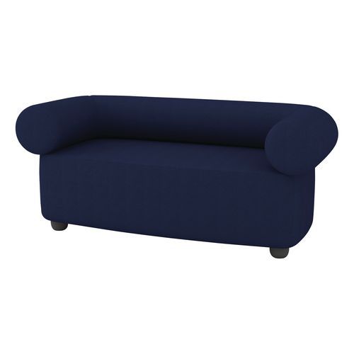 Canapé 2 Places Abyssa Tissu Non Feu M1 Bleu Marine