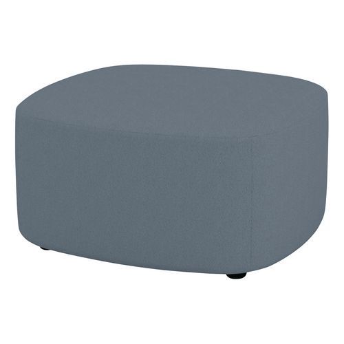 Grand Pouf Abyssa Tissu Non Feu M1 Gris Moyen