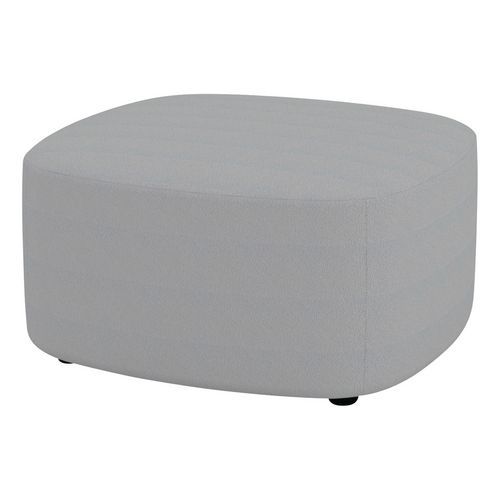 Grand Pouf Abyssa Tissu Non Feu M1 Gris Clair