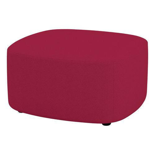 Grand Pouf Abyssa Tissu Non Feu M1 Fuchsia
