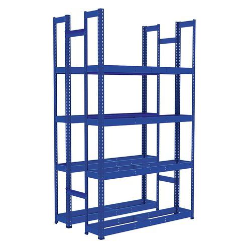 Rayonnage Pour Pneus Rapid 1 2440x1830x455 4 Niv Bleu