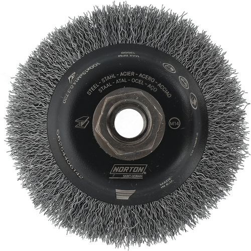 Brosse Conique Pour Meuleuse Fil Ondulé 05 100x13xm14 T20