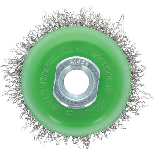 Brosse Pour Meuleuse Fil Ondulé 03 Inox 60xm14 T16