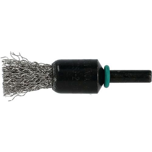 Brosse Pinceau Perceuse Fil Ondulé 03 Inox 17x65mm T22 Tige 6mm