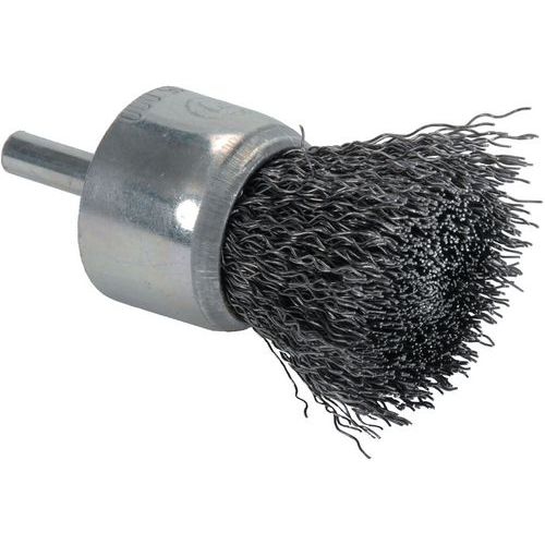 Brosse Pour Perceuse Fil Ondulé 02 40x9mm T9 Tige 6mm