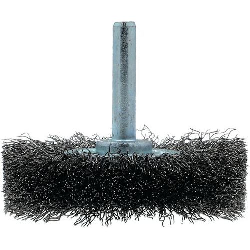 Brosse Pour Perceuse Fil Ondulé 02 60x15mm T175 Tige 6mm