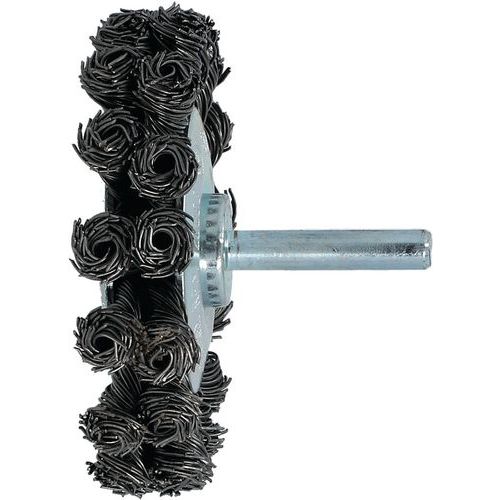 Brosses Pour Perceuse Fil Torsadé 05 70x15mm T15 Tige 6mm