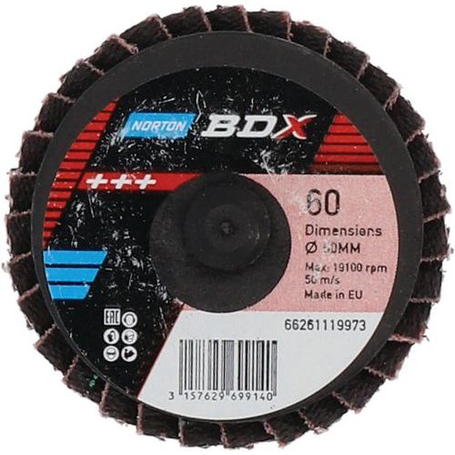 Disque à Lamelles Mini Metal Ø50x0mm Sl3mm Grain 60