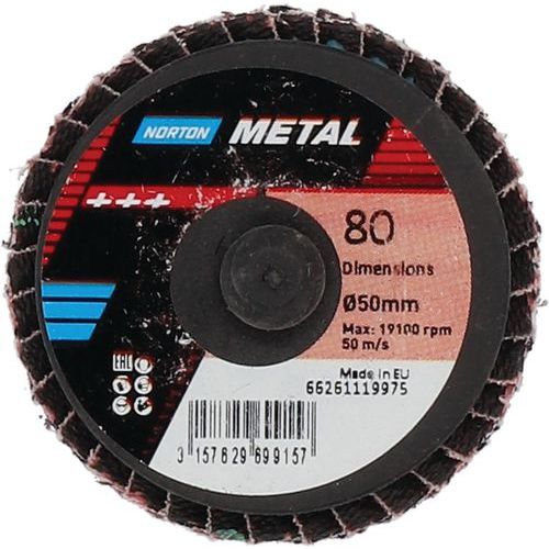 Disque à Lamelles Mini Metal Ø50x0mm Sl3mm Grain 80