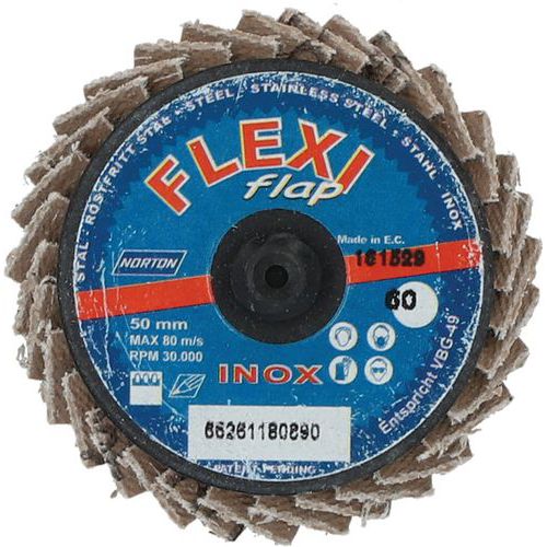 Disque à Lamelles Mini Norzon Flexi Ø50x0mm Sl3mm Grain 60
