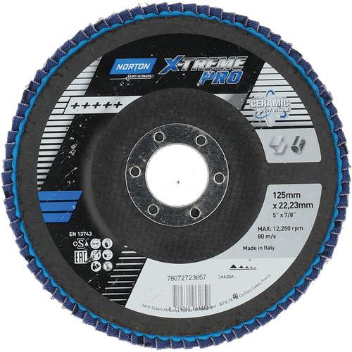 Disque à Lamelles Plat X-treme Pro Ø125x22mm R928mm Grain 60