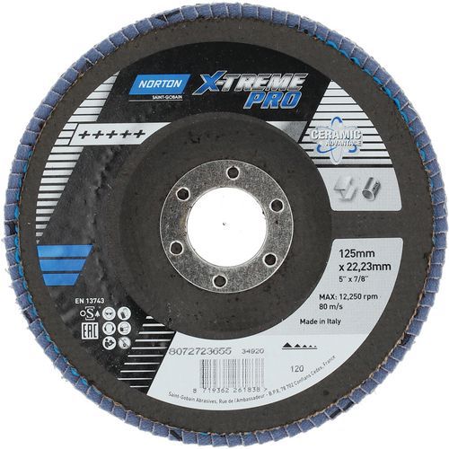Disque à Lamelles X-treme Pro Ø125x22mm R928mm Grain 120