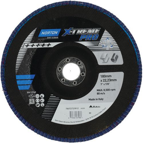 Disque à Lamelles X-treme Pro Ø180x22mm R928mm Grain 80