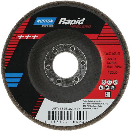 Disque à Moyeu Déporté Rapid Blend Nex Ø115x12x22mm Grain 2af