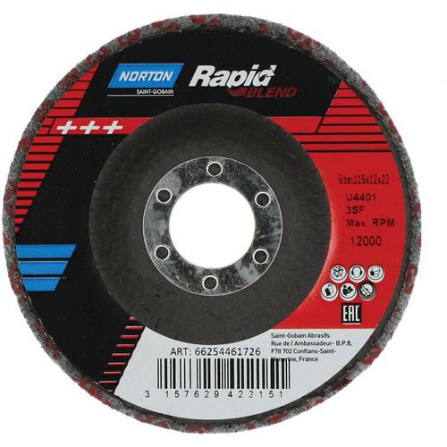 Disque à Moyeu Déporté Rapid Blend Nex Ø115x12x22mm Grain 2sf