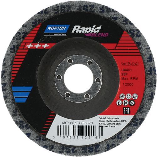 Disque à Moyeu Déporté Rapid Blend Nex Ø125x12x22mm Grain 2sf