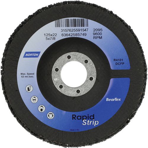 Disque Abrasif à Moyeu Déporté Rapid Strip R4104 Ø125x22.2mm