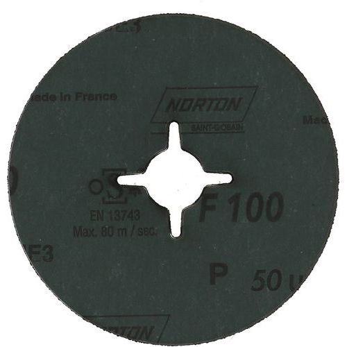 Disque Fibre F100 Ø125x22mm Grain 50