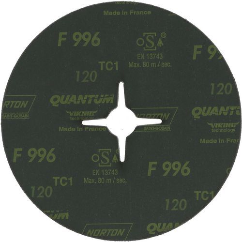 Disque Fibre Quantum Ã˜180x22mm Grain 120