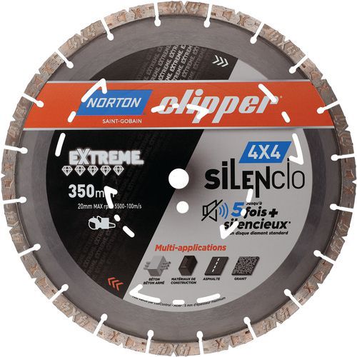 Disque Diamant 4x4 Extreme Silencio Ø350x20mm