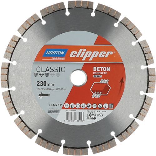 Disque Diamant Classic Beton Turbo Ø230x22.23mm