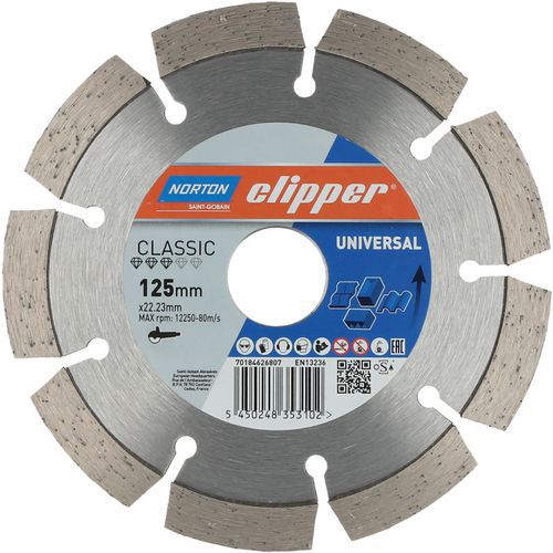 Disque Diamant Classic Universal Ø125x22.23mm