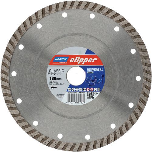 Disque Diamant Classic Universal Turbo Ø180x22.23mm