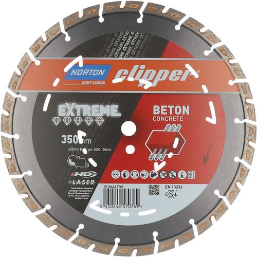 Disque Diamant Extreme Beton Ø350x20mm