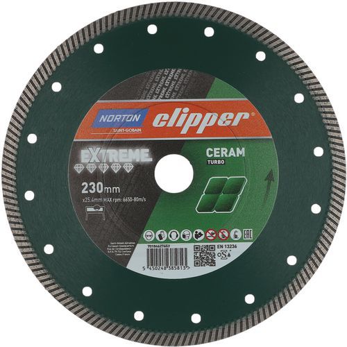 Disque Diamant Extreme Ceramic Turbo Ø230x25.4mm
