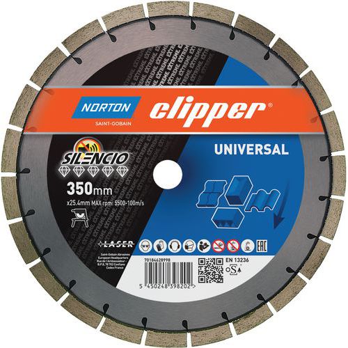 Disque Diamant Extreme Universal Silencio Ø350x25.4mm