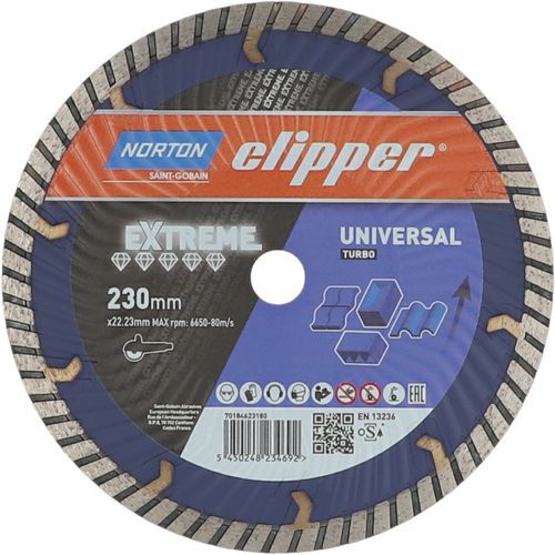 Disque Diamant Extreme Universal Turbo Ø230x22.23mm