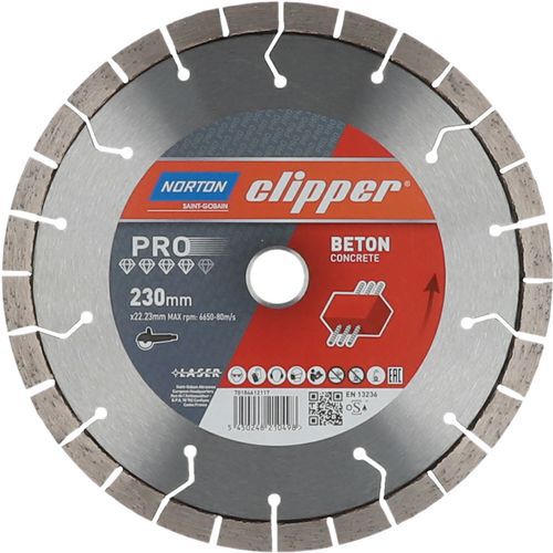 Disque Diamant Pro Beton Ø230x22.23mm