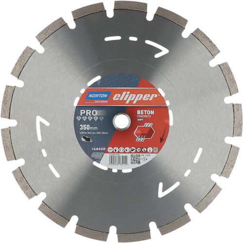 Disque Diamant Pro Beton Soft Ø350x20mm