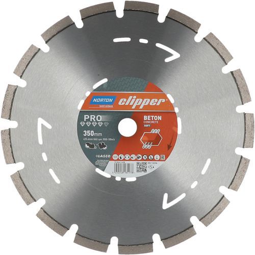 Disque Diamant Pro Beton Soft Ø350x25.4mm