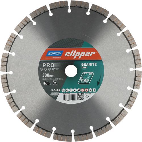 Disque Diamant Pro Granit Turbo Ã˜300x25.4mm